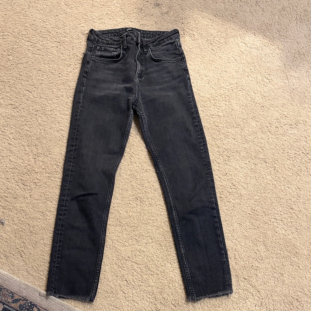 Zara Women's Dark Gray Skinny Jeans